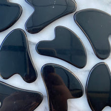 Load image into Gallery viewer, Obsidian Gua Sha Facial Tool