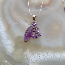 Load image into Gallery viewer, Destiny Silver Amethyst Necklace